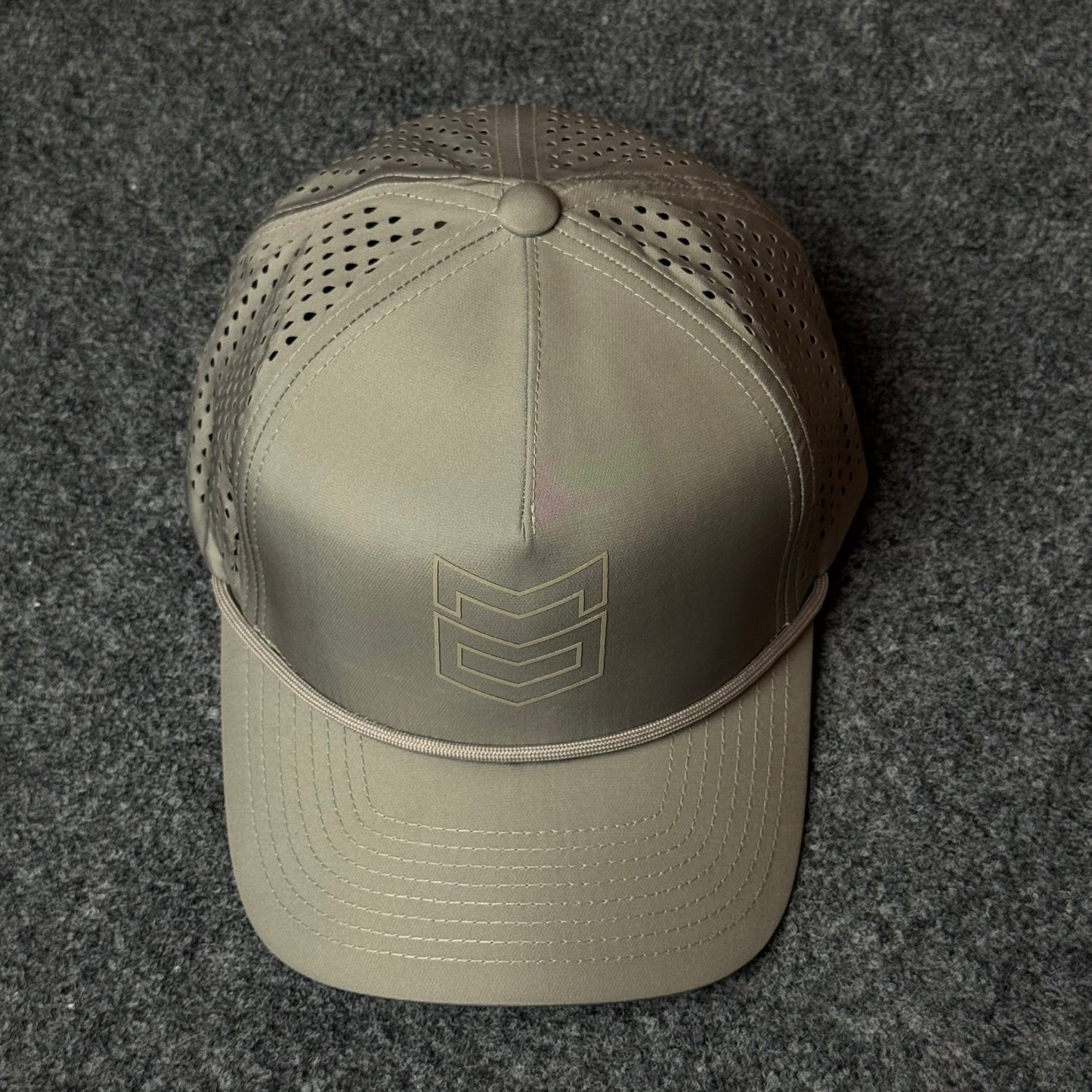 MTN OPS Rush Cap (in the Stone colorway)