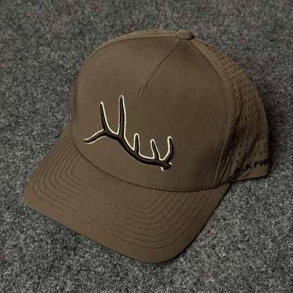 Muley Freak PRO Elk Shed Trucker Cap (in the Driftwood colorway)
