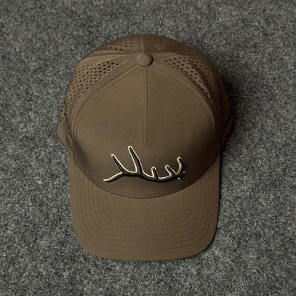 Muley Freak PRO Elk Shed Trucker Cap (in the Driftwood colorway)