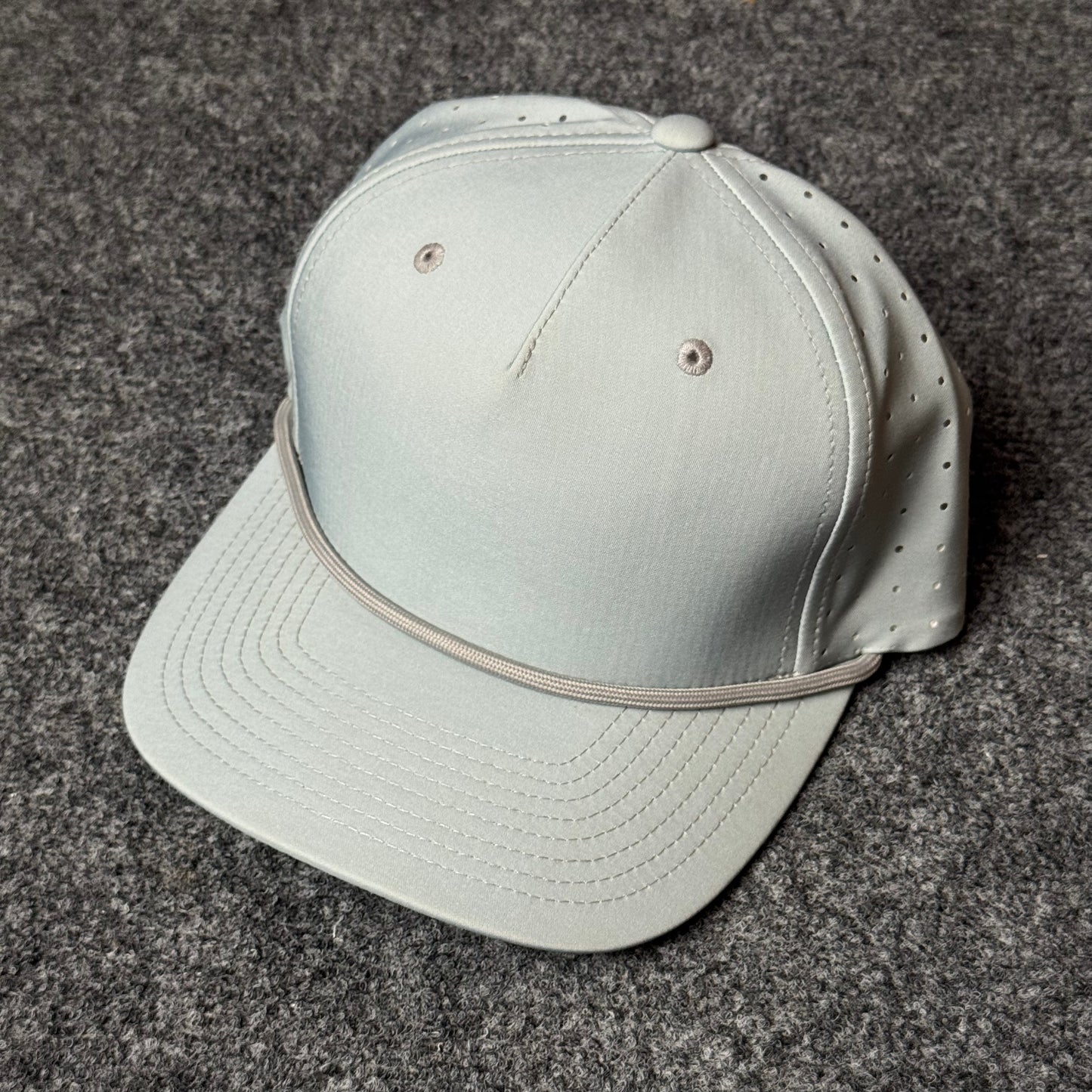 Blank Richardson 355 Laser Perf Performance Rope Cap (in the Stone colorway)