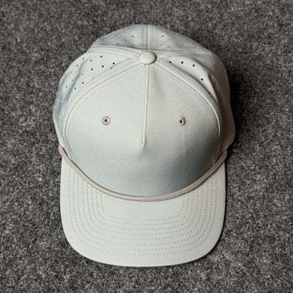 Blank Richardson 355 Laser Perf Performance Rope Cap (in the Stone colorway)