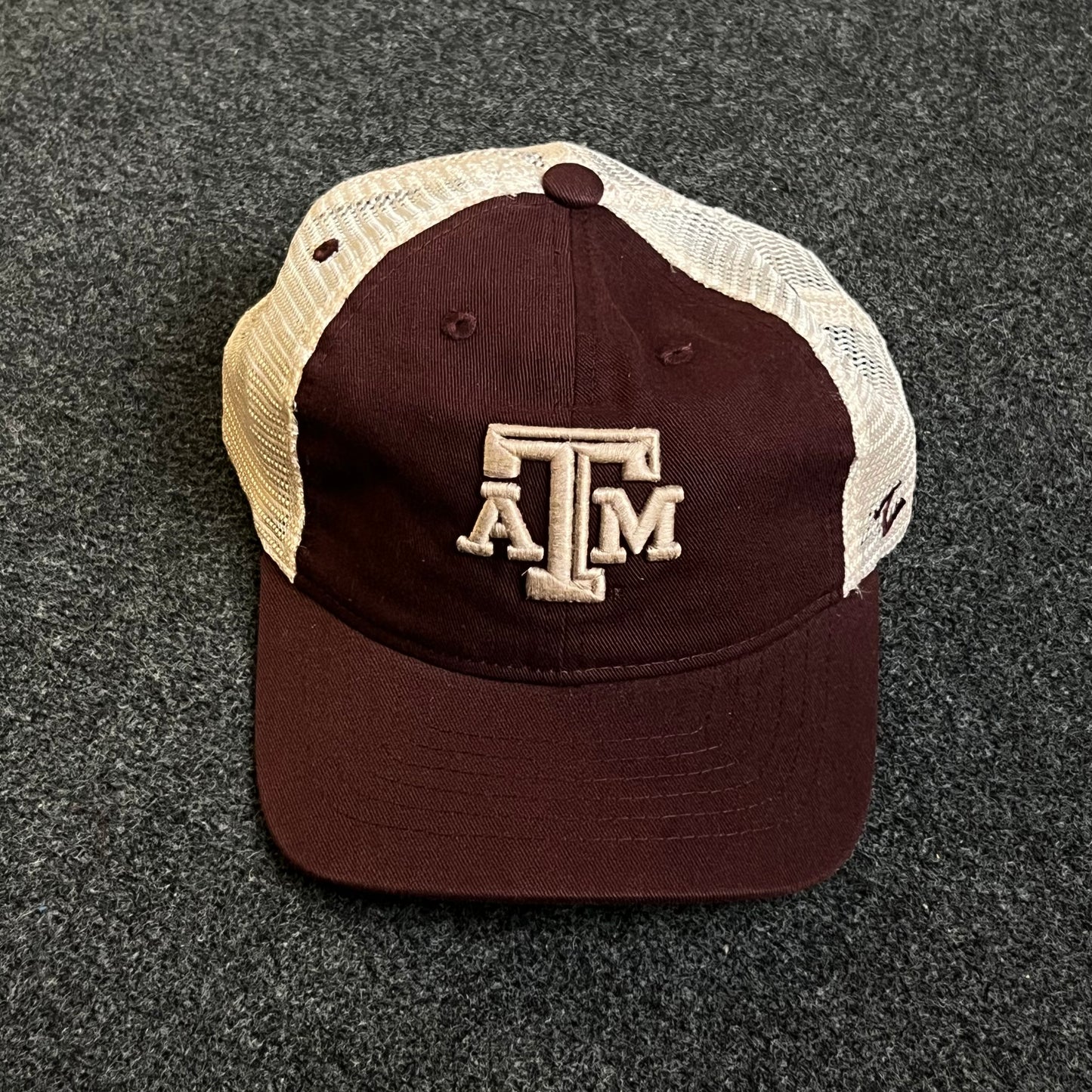 Texas A&M Aggies Mesh Trucker Cap – Maroon & White Mesh