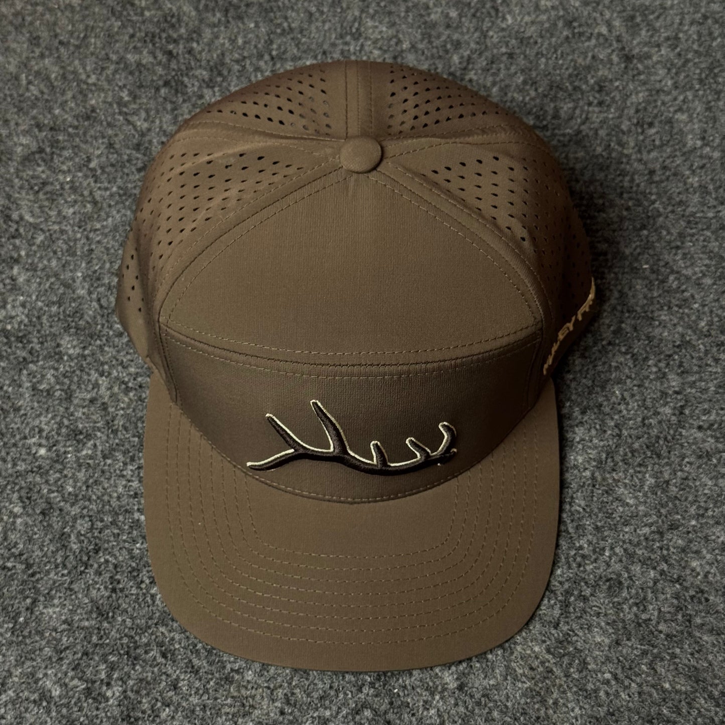 Muley Freak PRO Muley Shed Flatty Cap (in the dark Brown colorway)