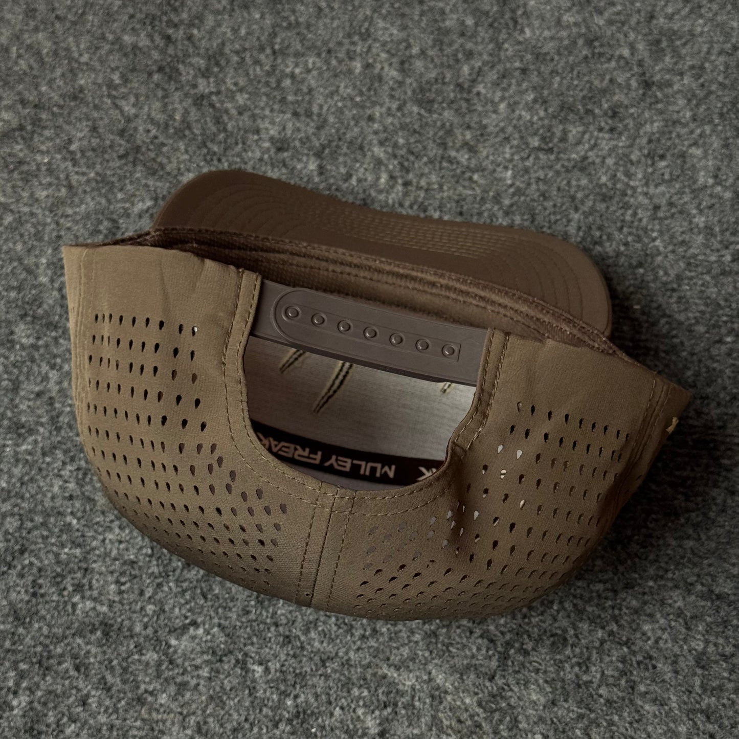 Muley Freak PRO Muley Shed Flatty Cap (in the dark Brown colorway)