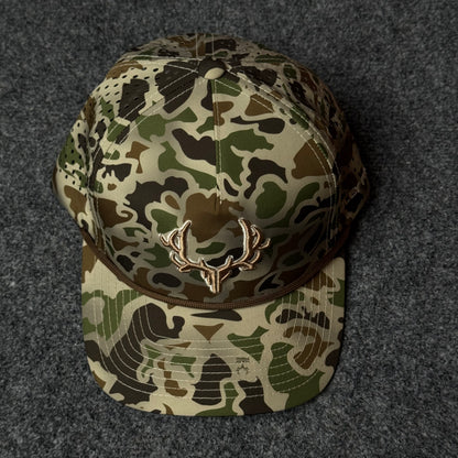Muley Freak PRO Buck Marsh Rope Cap (in the Old School Camo colorway)
