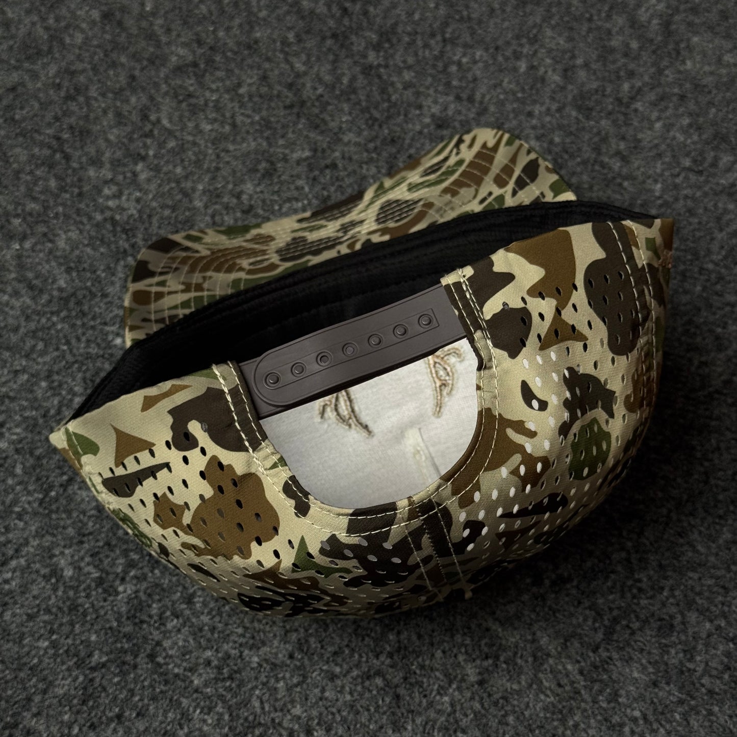 Muley Freak PRO Buck Marsh Rope Cap (in the Old School Camo colorway)