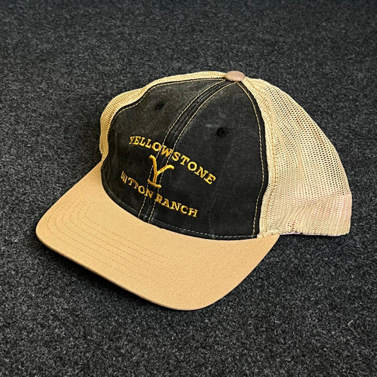 Mesh Trucker Cap – Sage Green & Khaki Mesh (“cannibus” Van Patch)
