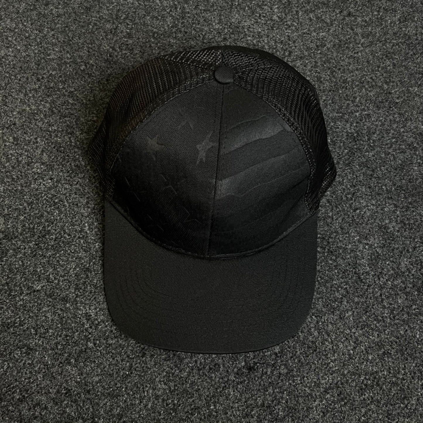 American Flag Patch Trucker Hat.