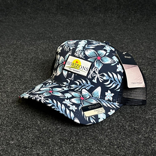 Saltions Tropical Floral Trucker Hat