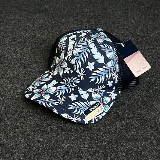 Tropical Hibiscus Floral Trucker Hat
