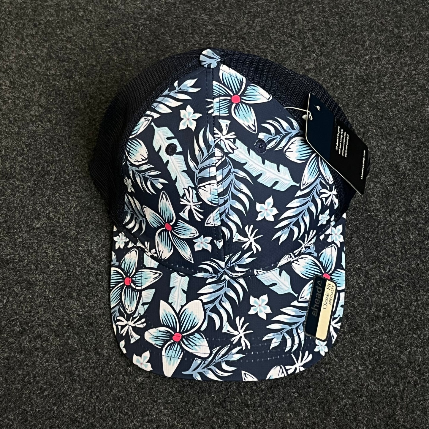 Tropical Hibiscus Floral Trucker Hat