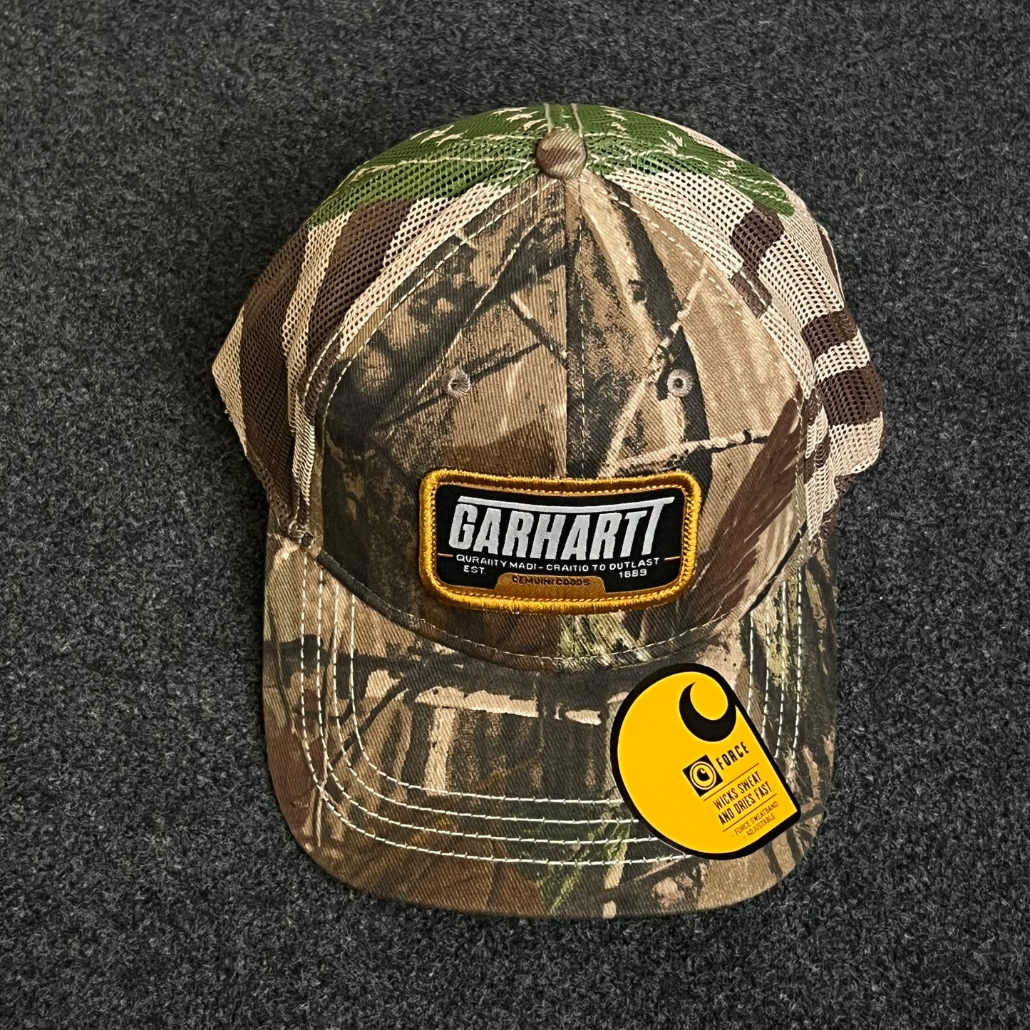 Carhartt Realtree Camo Patch Mesh Trucker Cap