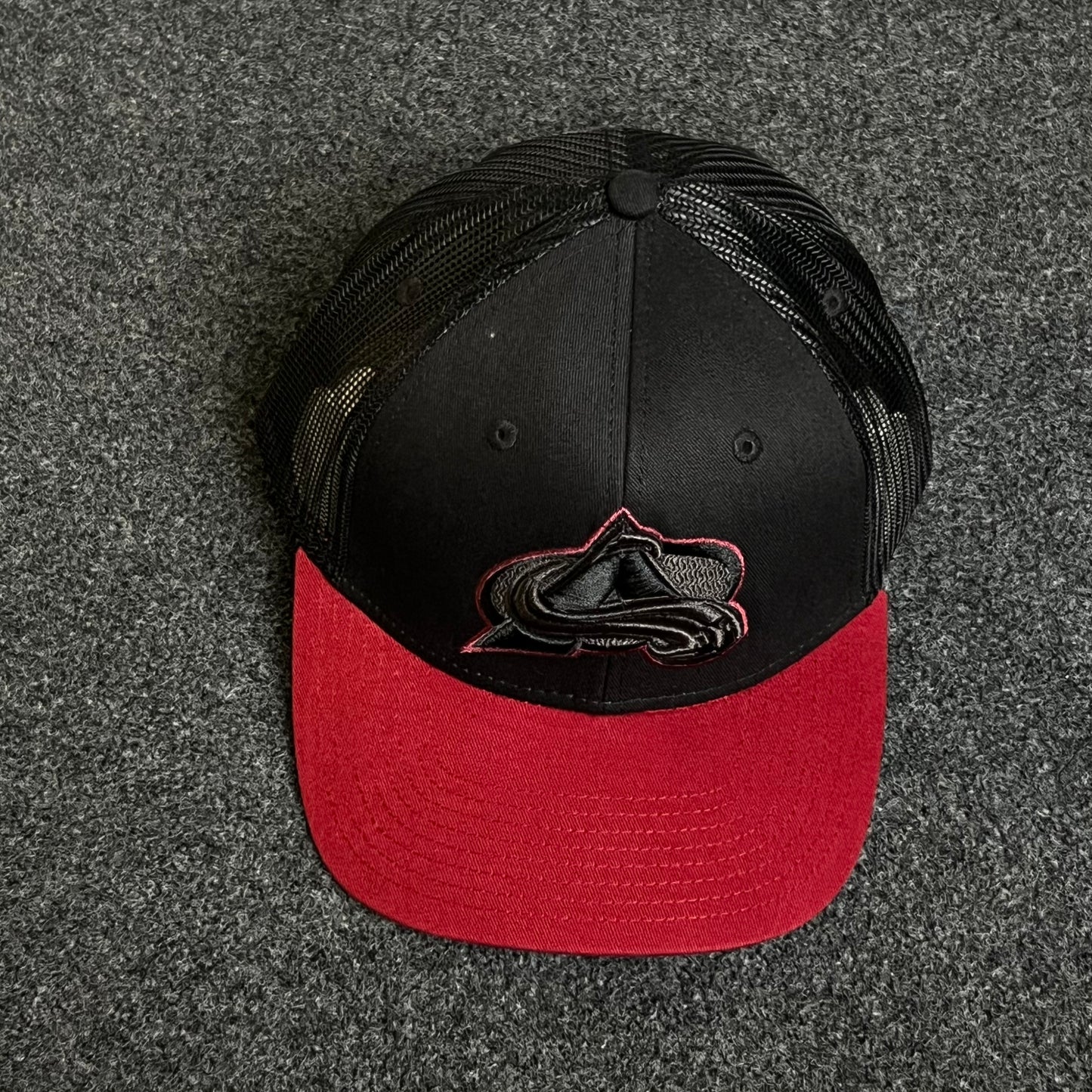 Colorado Avalanche Legendary Black A-Frame Trucker Hat