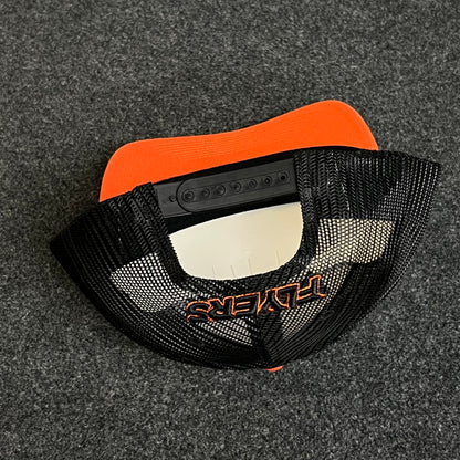 Philadelphia Flyers Authentic Pro Draft Black/Dark Orange Trucker Hat
