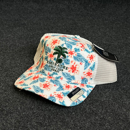 Holiday Hawaii Palm Leaves Trucker Hat