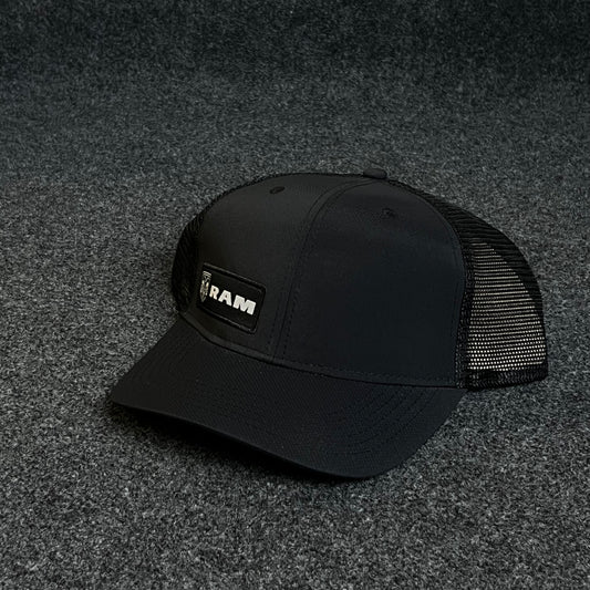 RAM Black Mesh Trucker Cap
