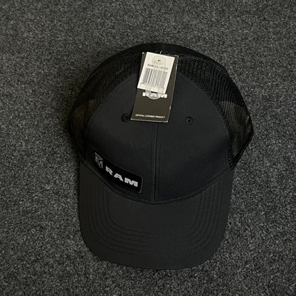 RAM Black Mesh Trucker Cap