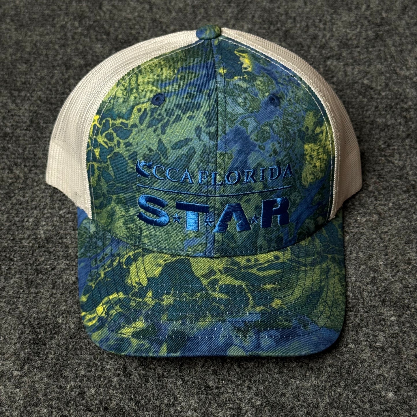 CCA Florida STAR Camo Mesh Trucker Cap