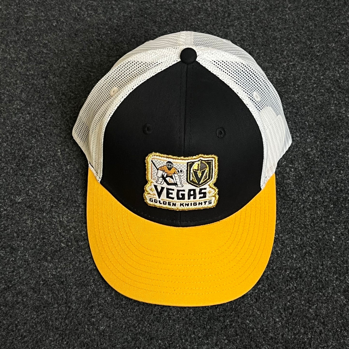 Vegas Golden Knights Authentic Pro Trucker Snapback Hat
