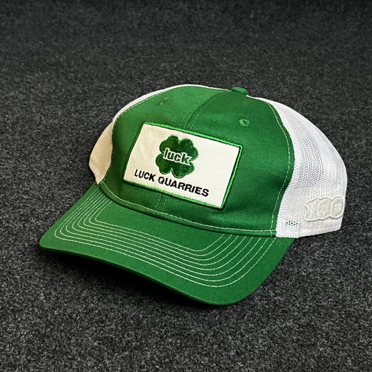 Lucky Clover Green Mesh Trucker Hat