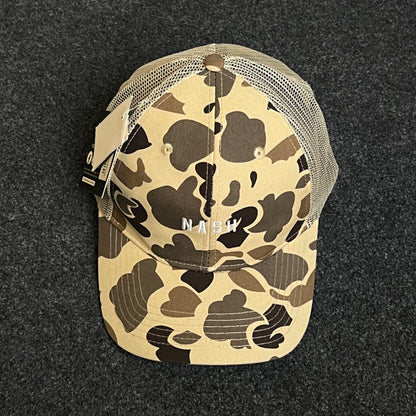 Camo Mesh Trucker Hat