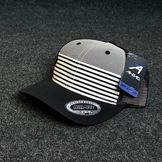 Atlantis A4040 Striped Trucker Cap
