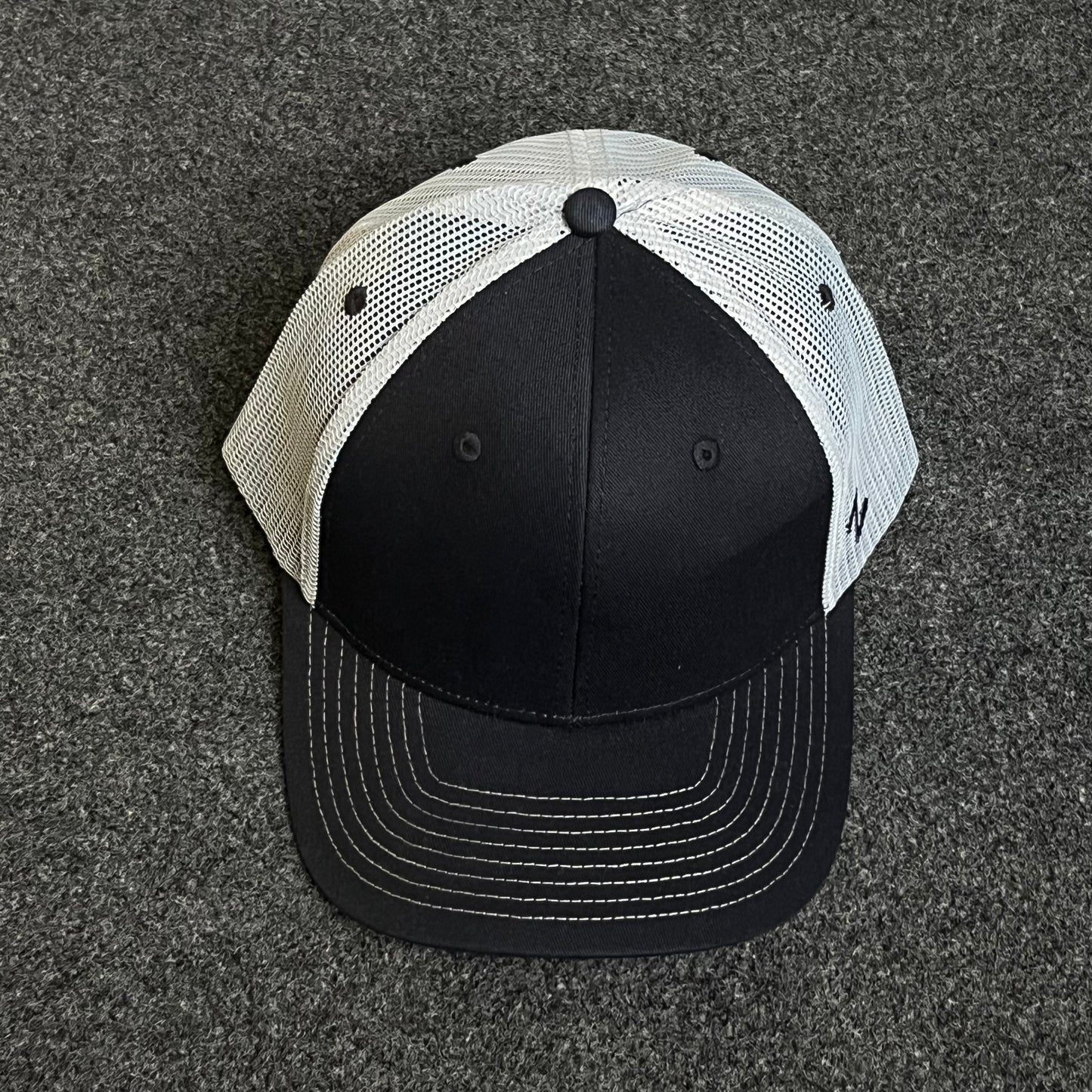 Zephyr Blank Oversized Mesh-Back Trucker Hat