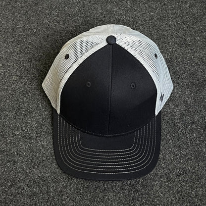 Zephyr Blank Oversized Mesh-Back Trucker Hat