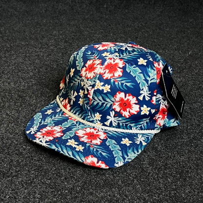 "Floral Rope Snapback Cap