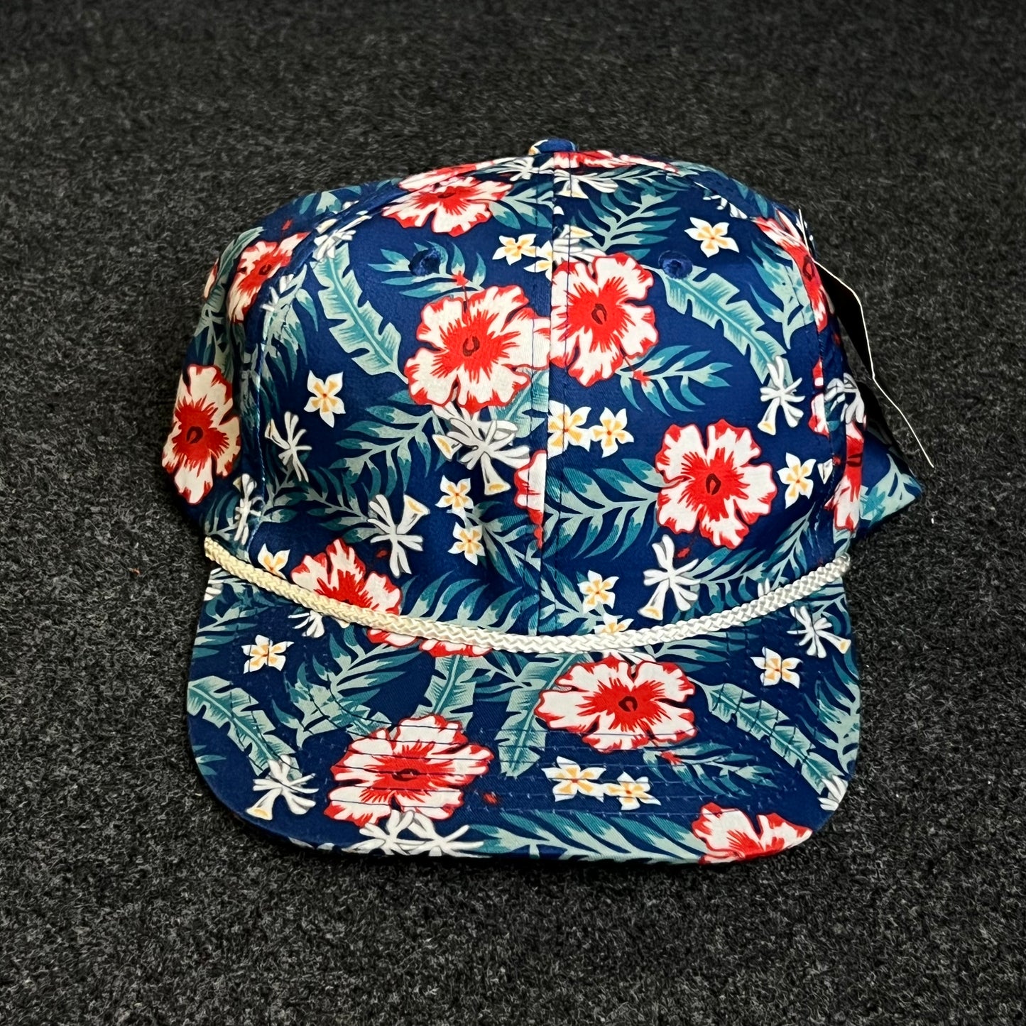 "Floral Rope Snapback Cap