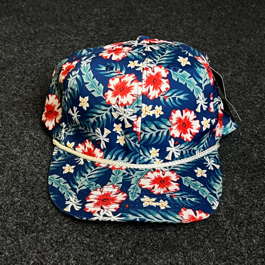 "Floral Rope Snapback Cap