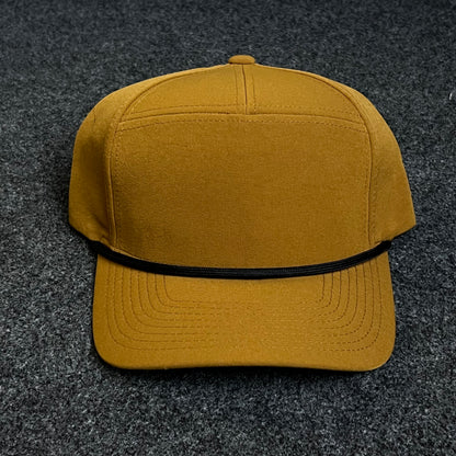 Blank Mustard Yellow Rope Cap