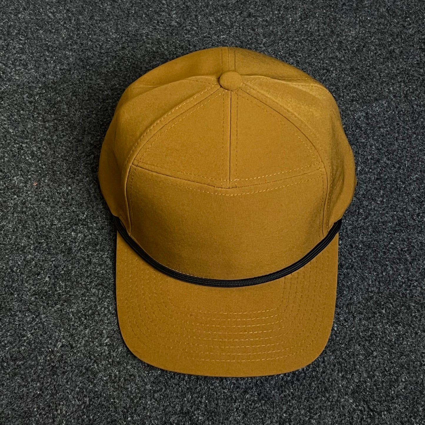 Blank Mustard Yellow Rope Cap