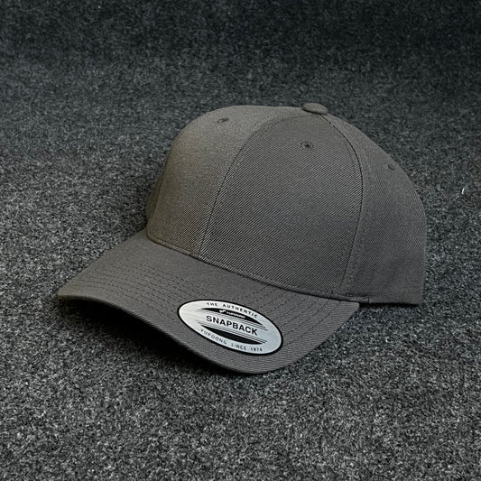 Yupoong Flexfit Blank Gray Fitted Baseball Cap
