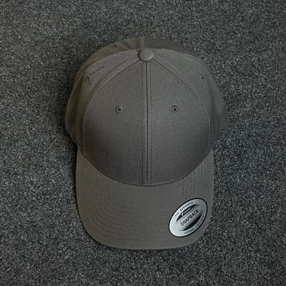 Yupoong Flexfit Blank Gray Fitted Baseball Cap