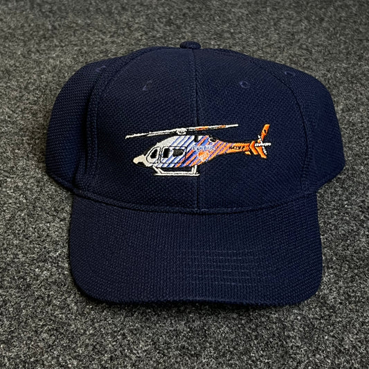 avy Baseball Cap with Helicopter Embroidery