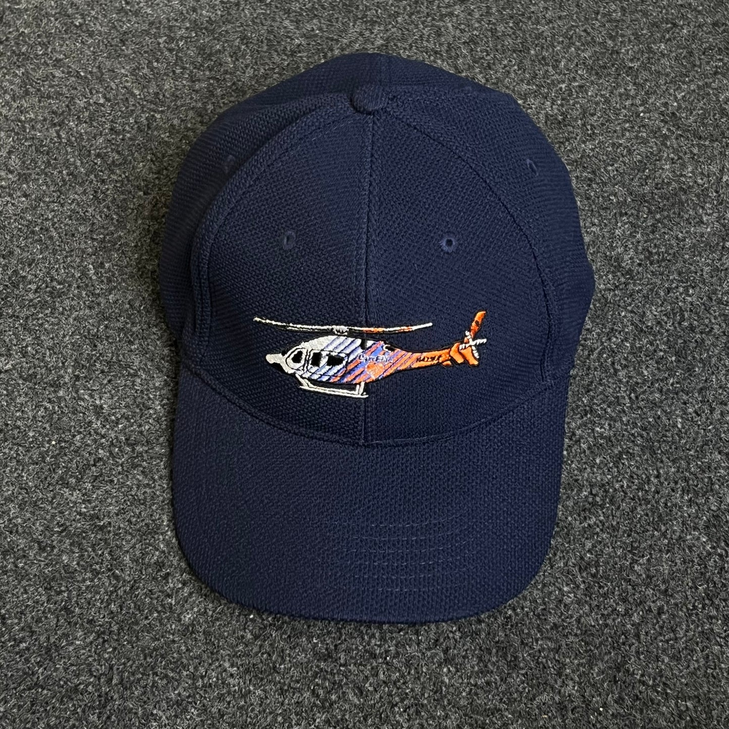 avy Baseball Cap with Helicopter Embroidery