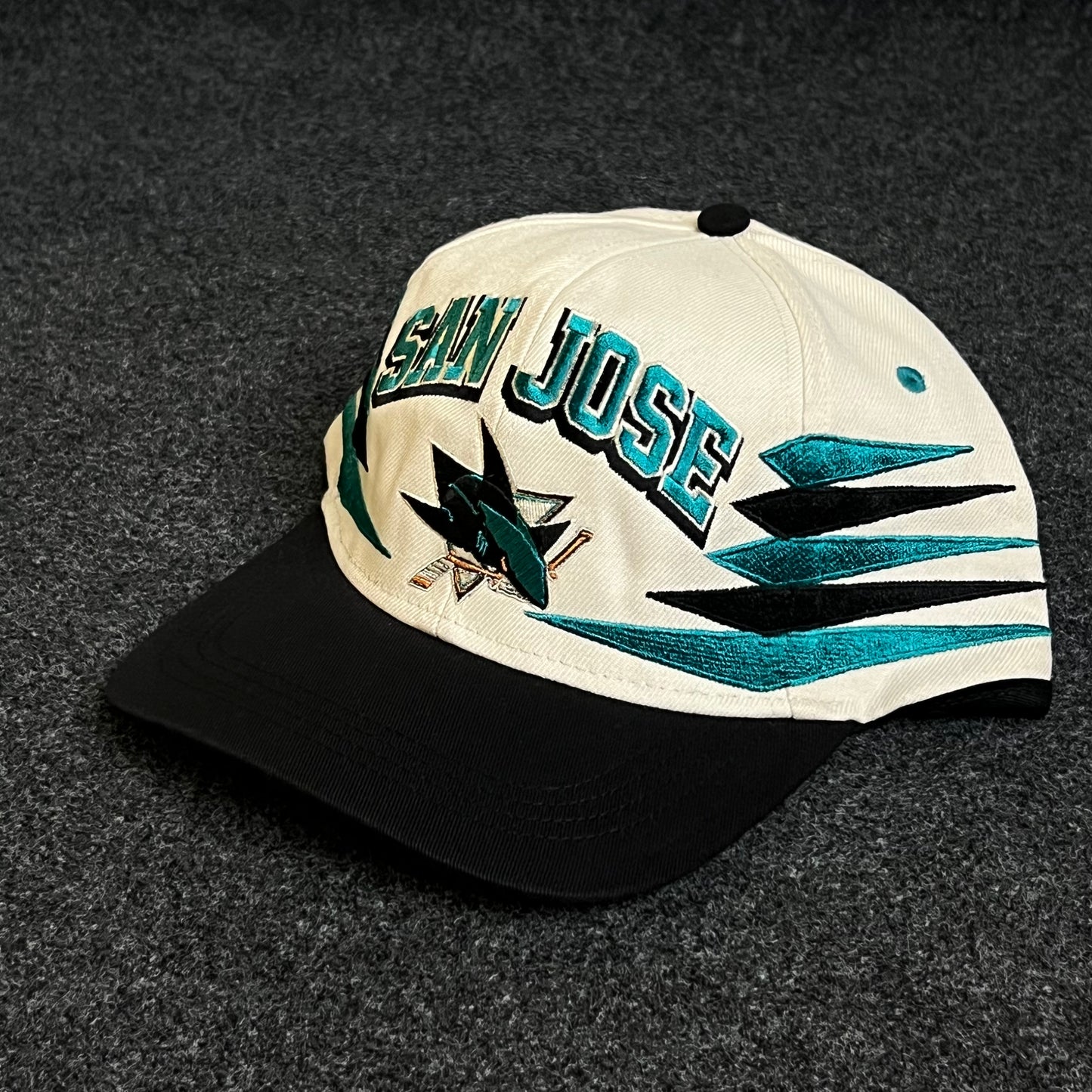 San Jose Sharks Vintage Script Cap