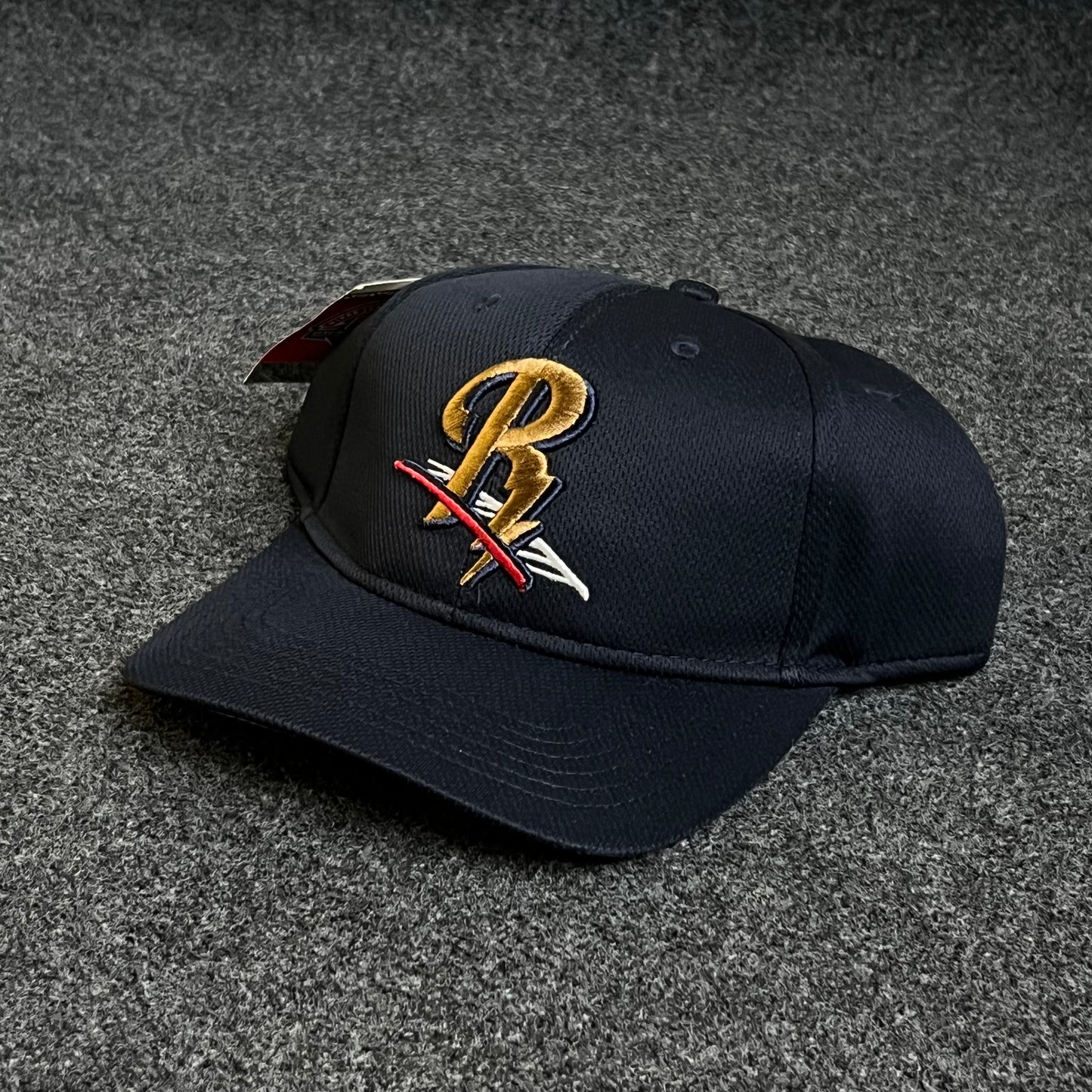 Navy Blue Cap with Gold and Red RX Embroidery