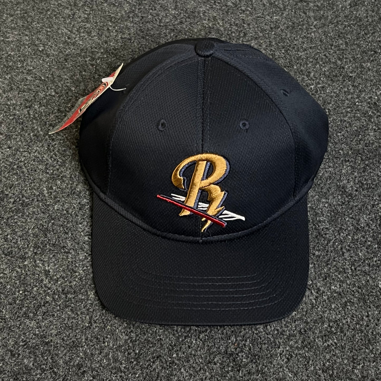 Navy Blue Cap with Gold and Red RX Embroidery