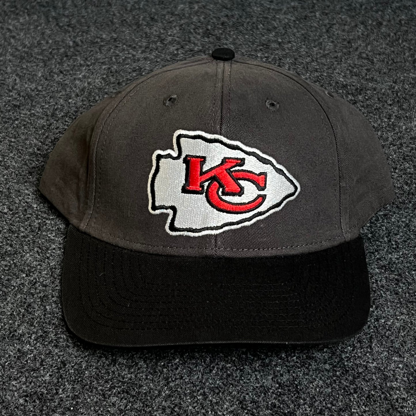Kansas City Chiefs Black Adjustable Cap