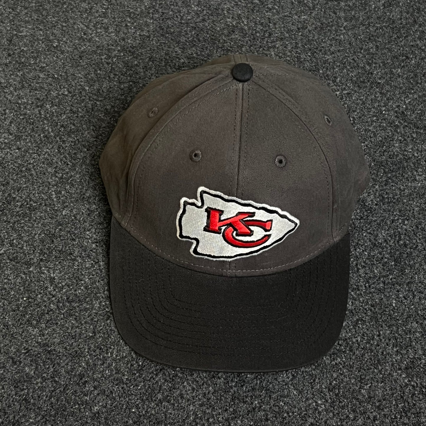 Kansas City Chiefs Black Adjustable Cap