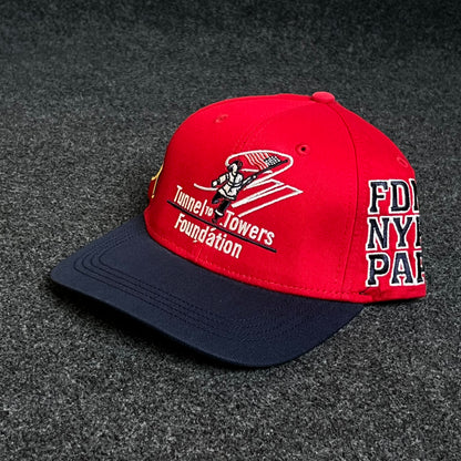 Tunnel to Towers Foundation Tribute Cap in bold red and navy