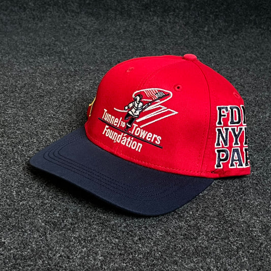 Tunnel to Towers Foundation Tribute Cap in bold red and navy