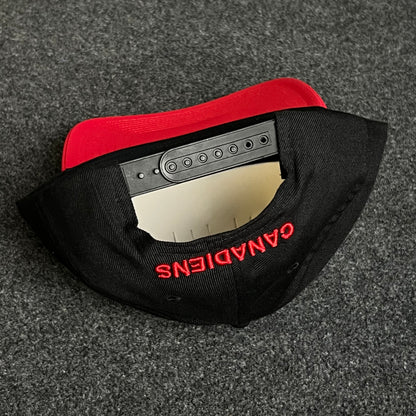 Montreal Canadiens Black and Red Bill Cap