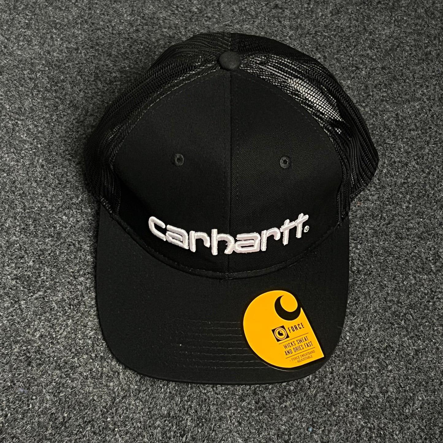 Carhartt Black Mesh Logo Cap