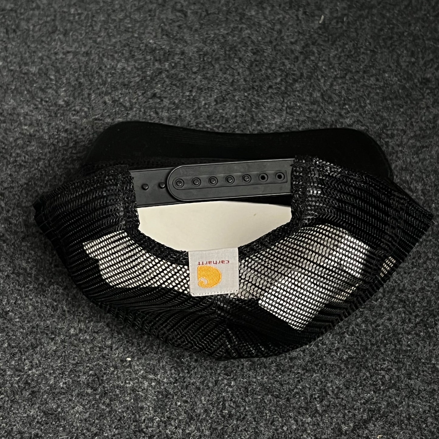 Carhartt Black/Gold Script Mesh Cap