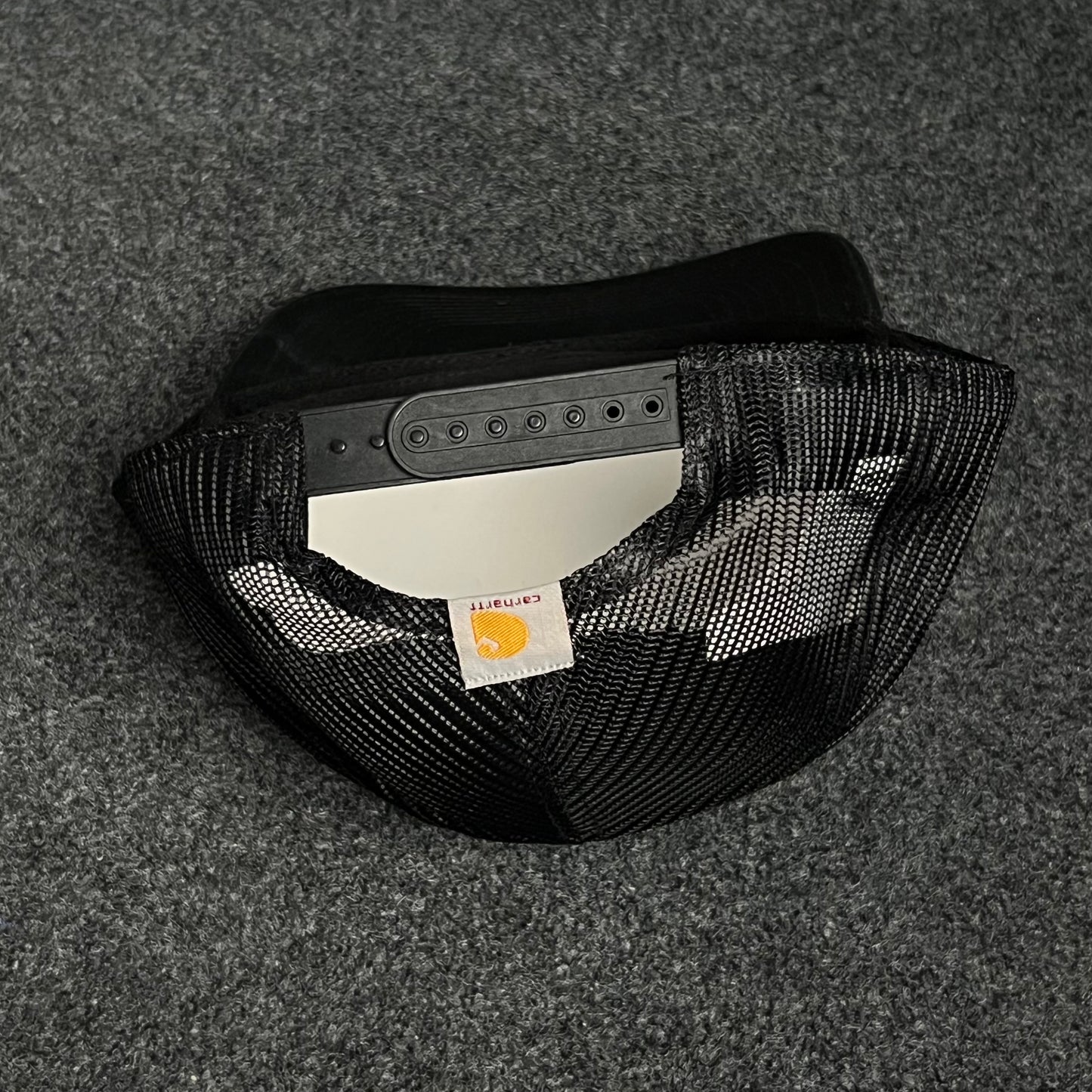 Carhartt Green Patch Black Mesh Cap