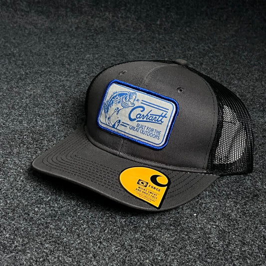 Caymus Black/Charcoal Mesh Patch Cap