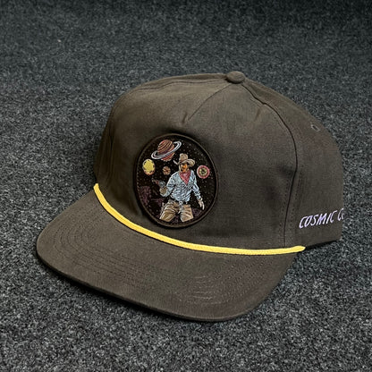 "COSMIC C" Brown Snapback Cap